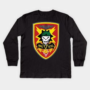 MAC - V SOG - SSI - Vietnam  emblem Kids Long Sleeve T-Shirt